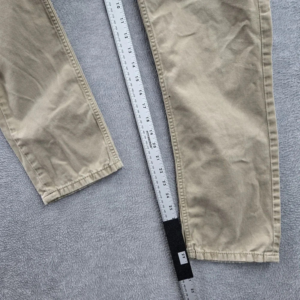 Levi's 511 Men Jeans 33X32 Brown Khakis Slim Fit Button Twill 32